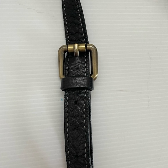 Avorio Nero Black Leather Shoulder bag Made in Italy Red Lining - Picture 14 of 15